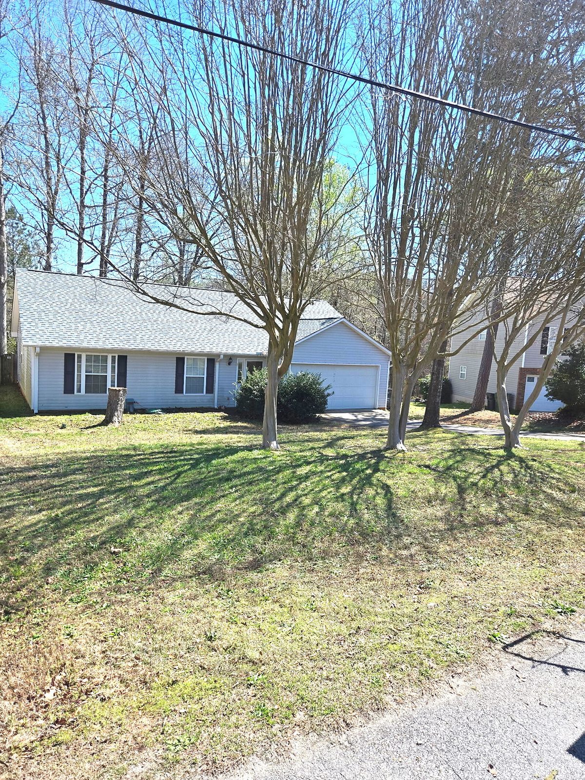 Same ranch home after cleanup and reset